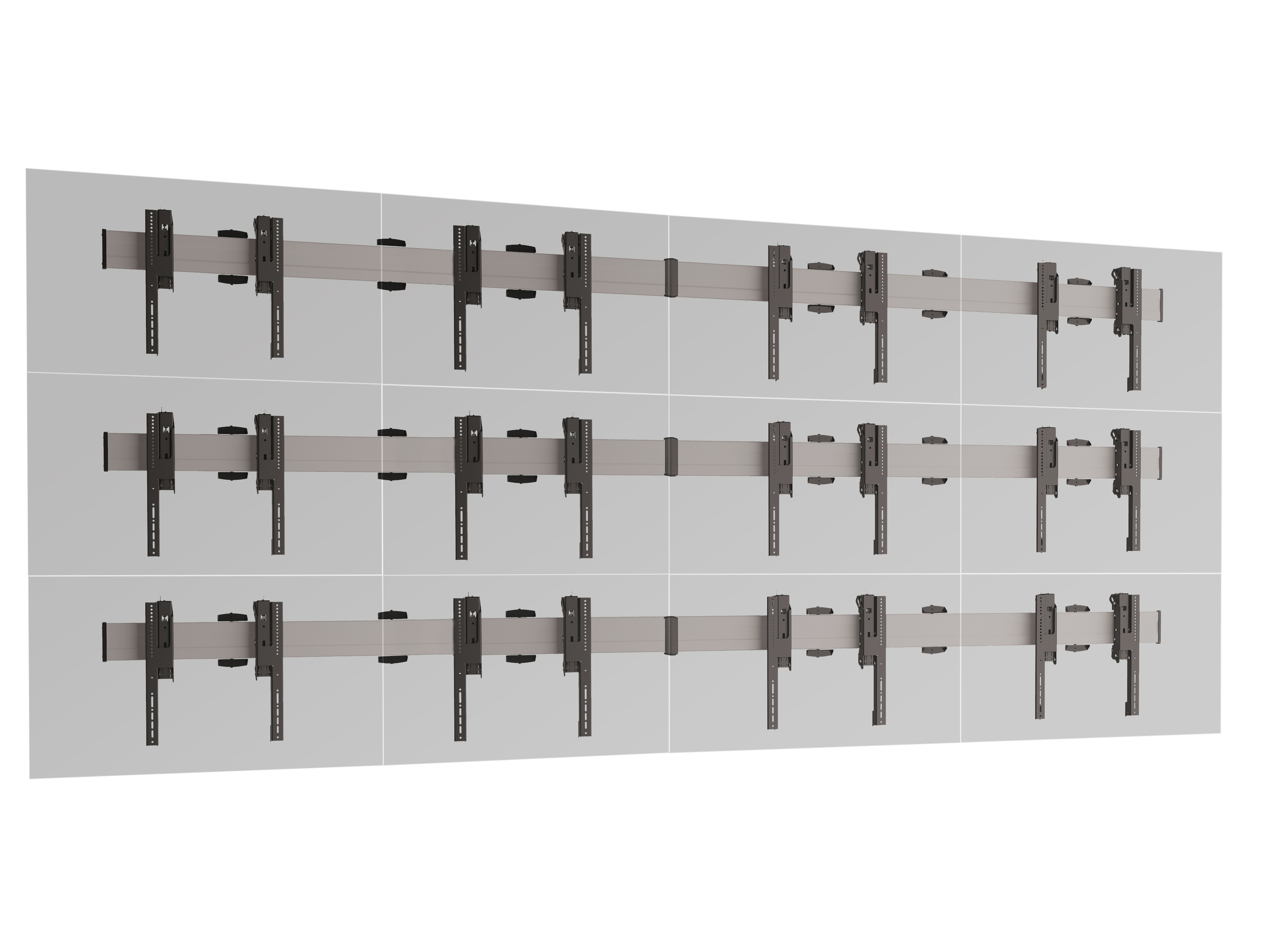 Крепления для видеостены Vogels W3484 Silver
