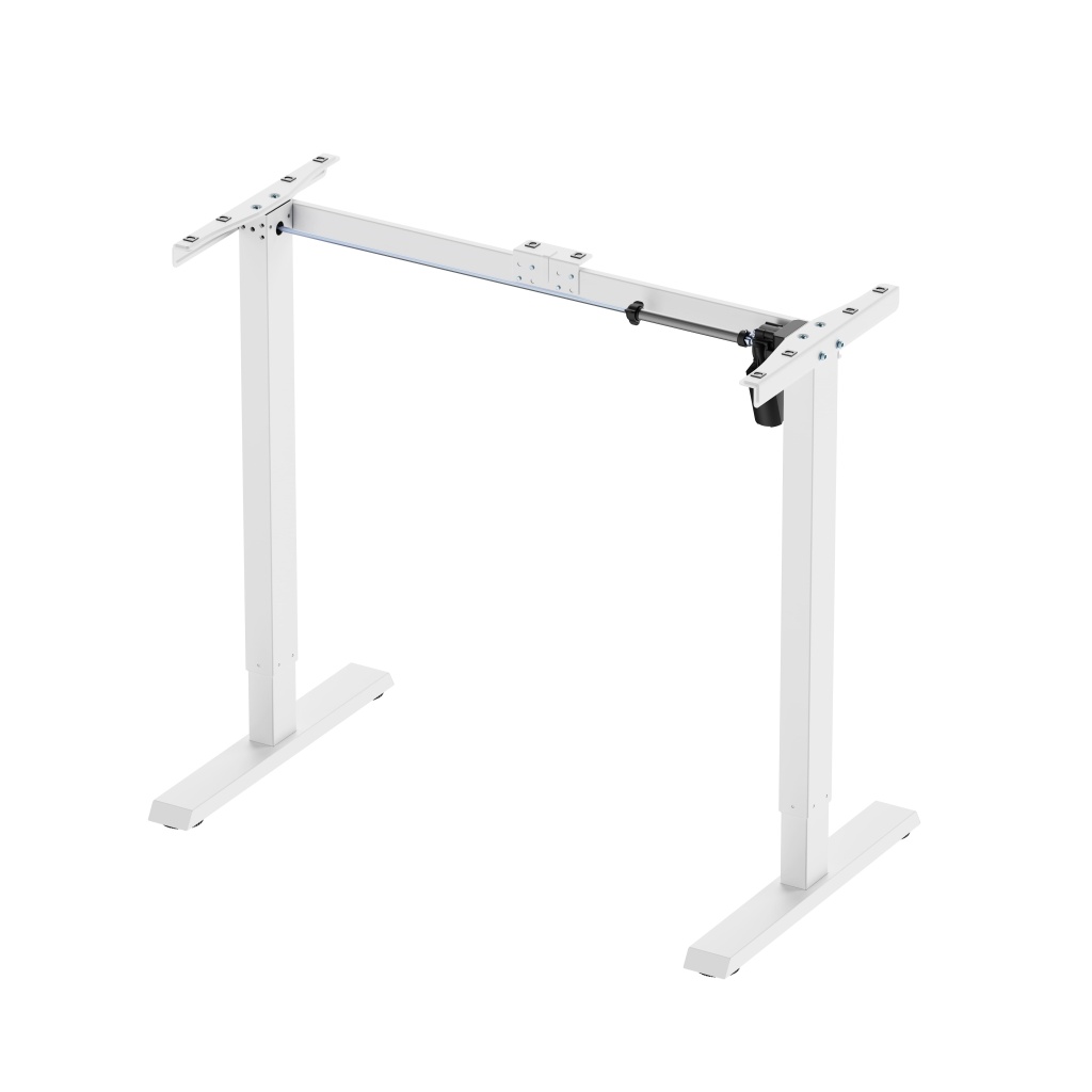 Стол регулируемый Electric Desk Light  белый столешница 1200x650 25 мм бетон чикаго