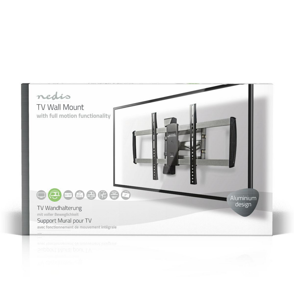 Поворотный кронштейн Nedis TVWM 5550 BK