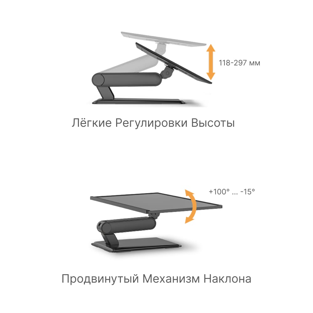 Кронштейн складной для монитора KRONOLIT PAD-1