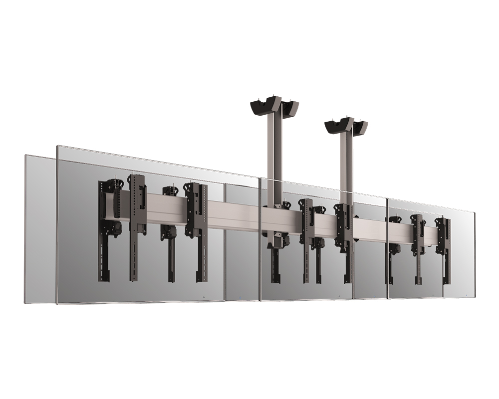 Потолочное двухстороннее крепление для видеостены Vogel's C1380 Dual Silver