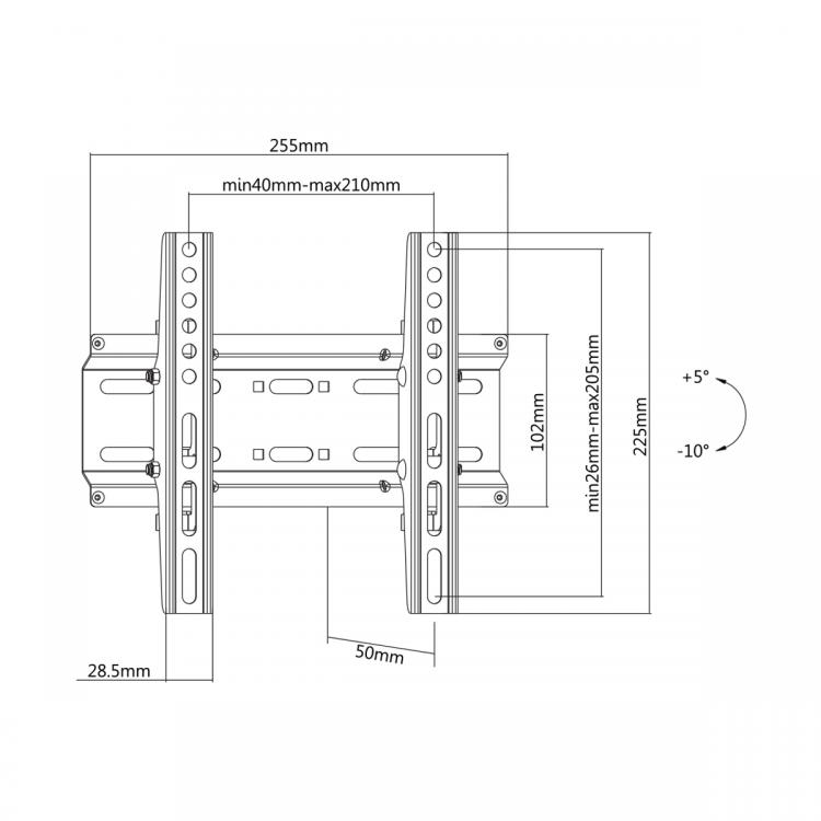 Кронштейн SBOX TV MOUNT PLB-2522T