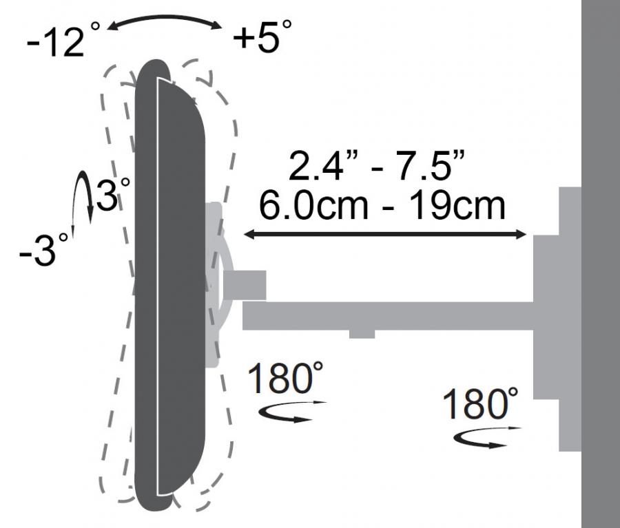 Кронштейн SBOX TV MOUNT LCD-221