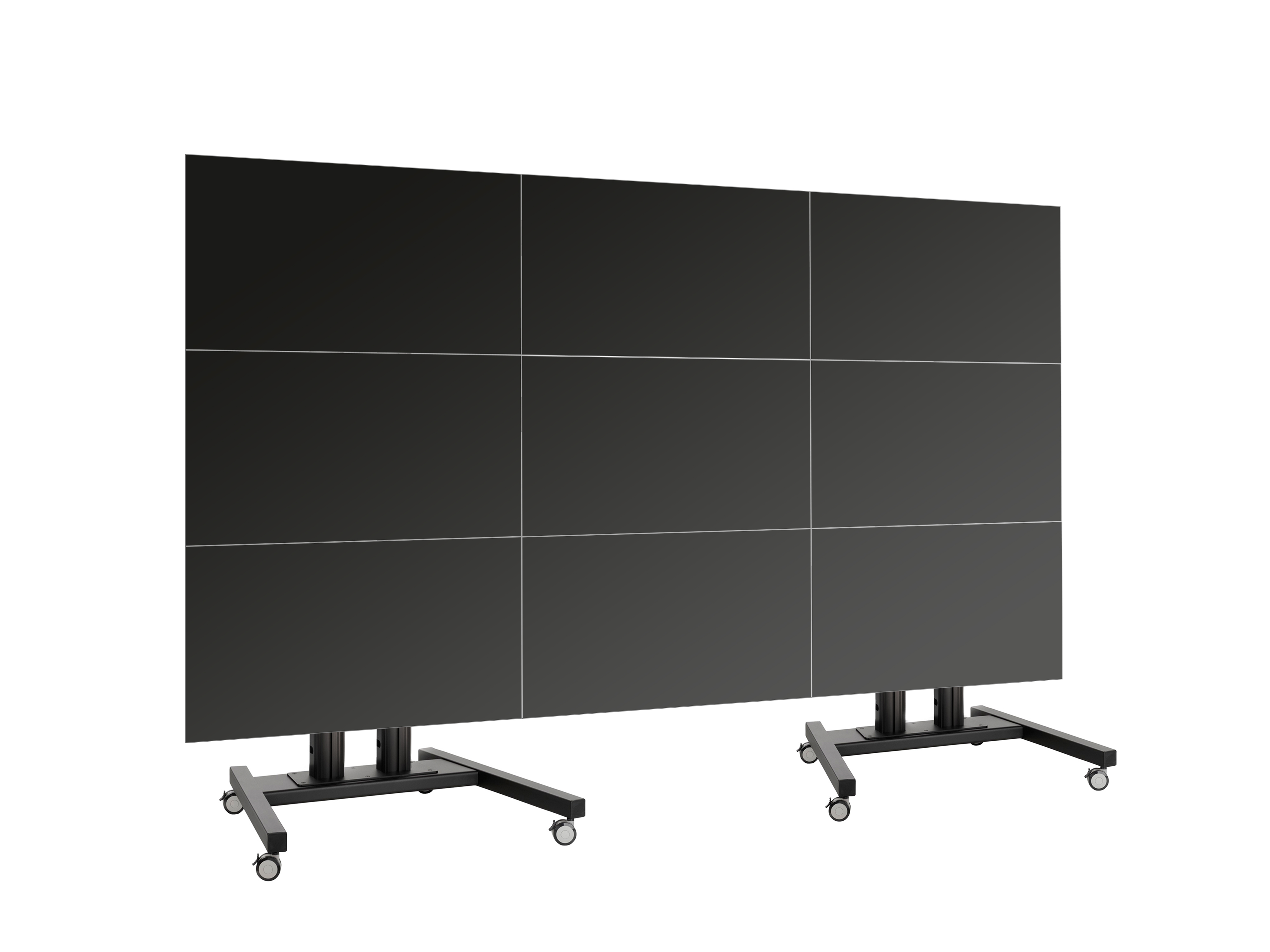 Напольный мобильный стенд для видеостены FT3344 Black