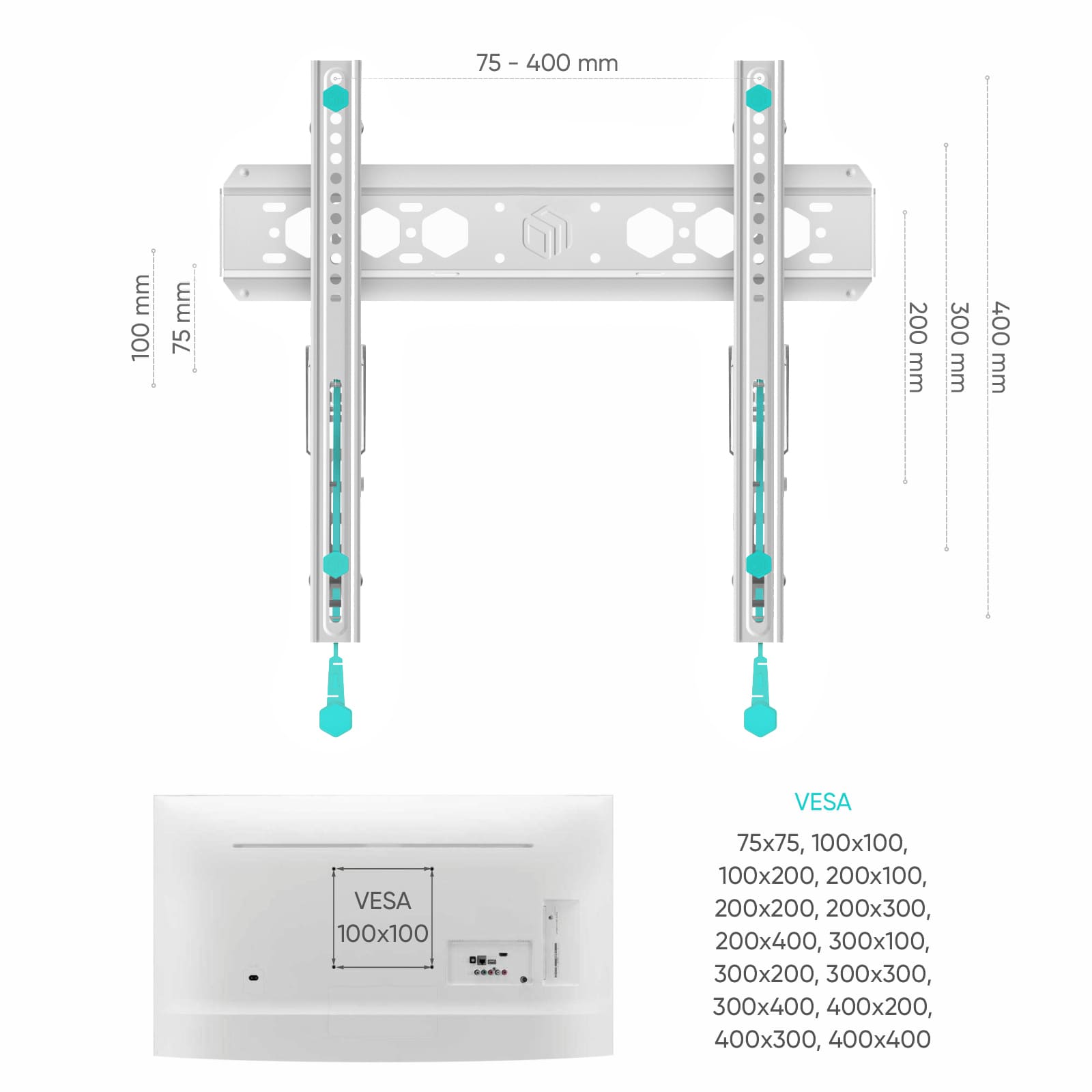 Кронштейн Onkron TM5 белый