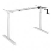 Основание для стола с механическим приводом Manual Desk N02-22D White