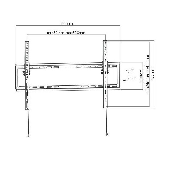 Кронштейн SBOX TV MOUNT PLB-3446T