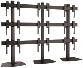 Напольный стационарный стенд для видеостены F3344 Black