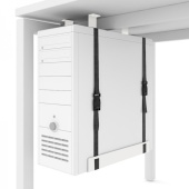 Держатель системного блока с ремнями AOKE AK-MF10L White