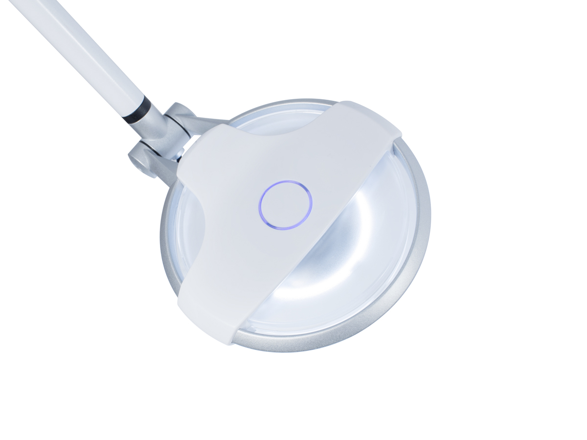 Настольная LED лампа для офисной перегородки LP2AR Silver