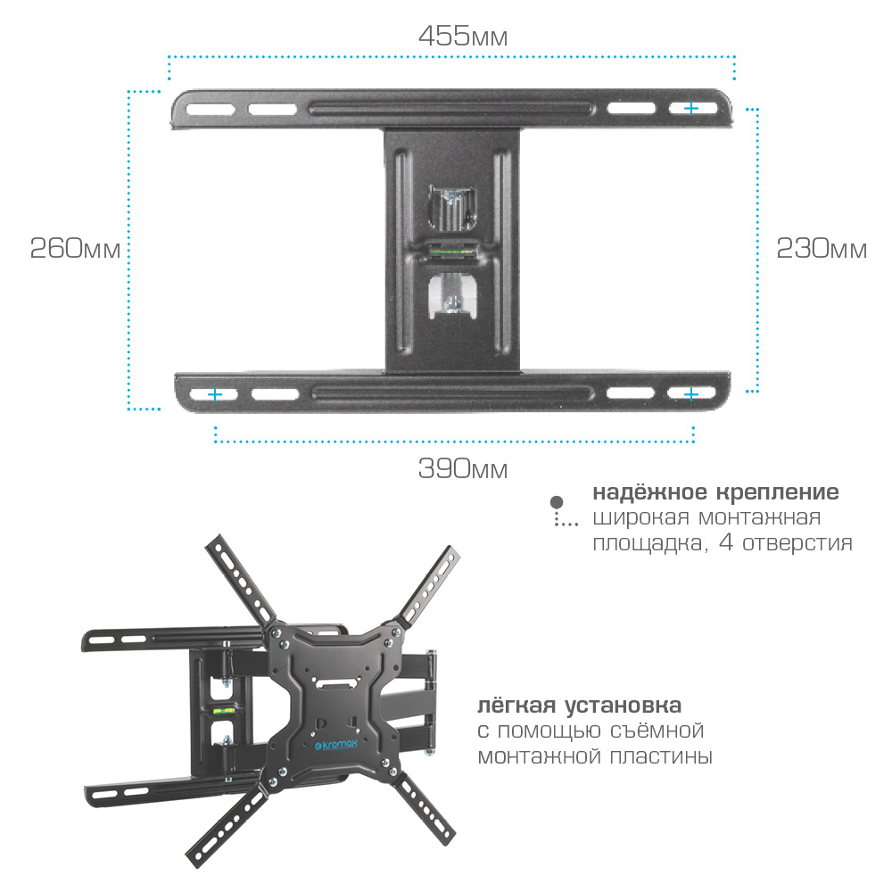 Кронштейн Kromax DIX-19
