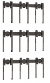 Крепления для видеостены Vogels W3384P Black
