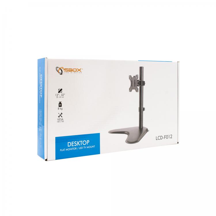 Кронштейн для монитора настольный SBOX LCD-F012