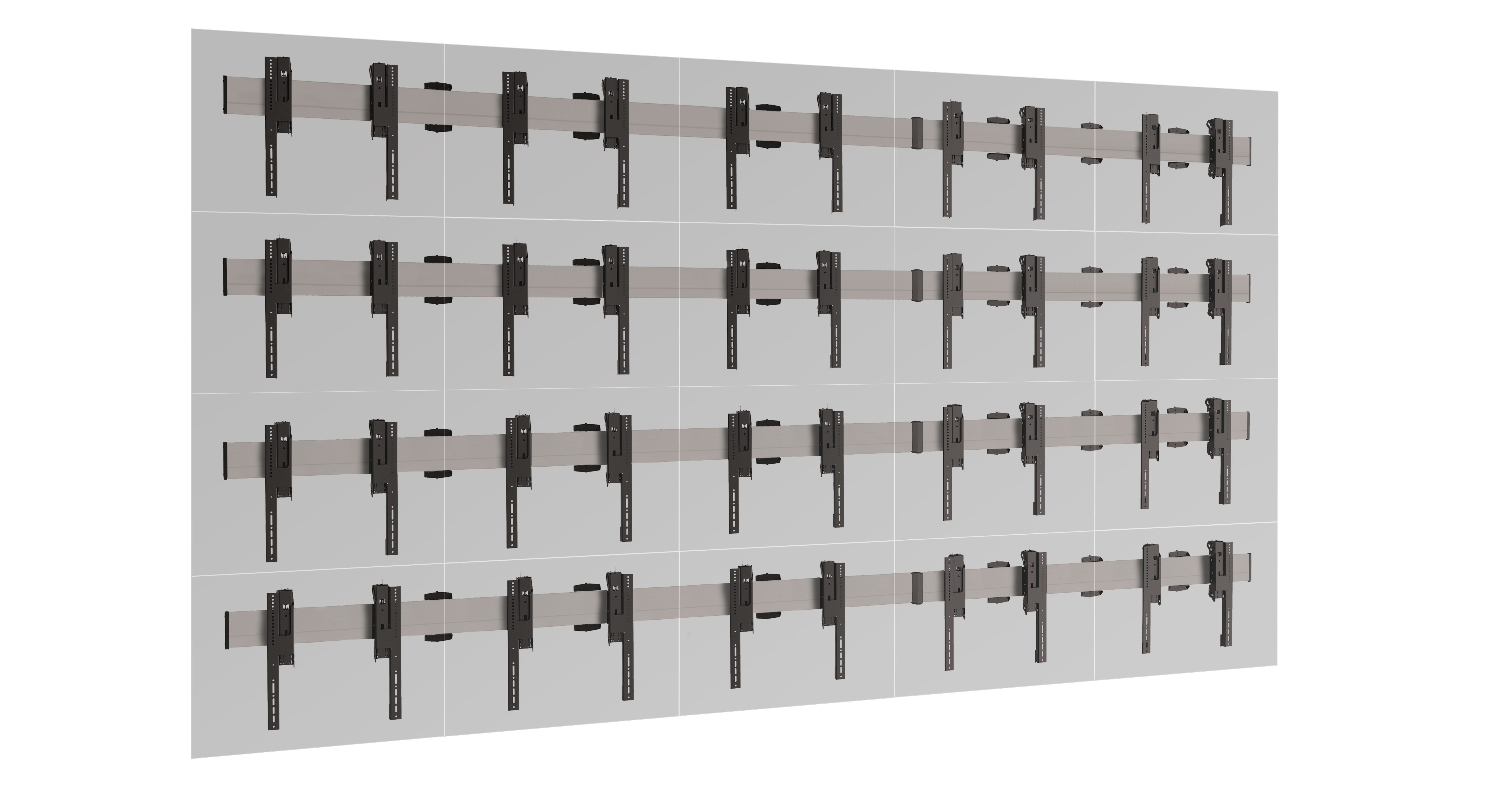 Крепления для видеостены Vogels W4564 Silver
