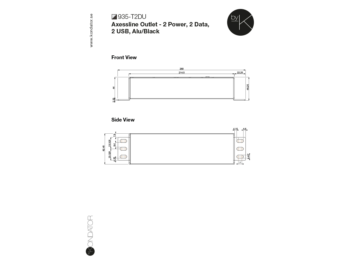 Розеточная станция Kondator 935-T2DU