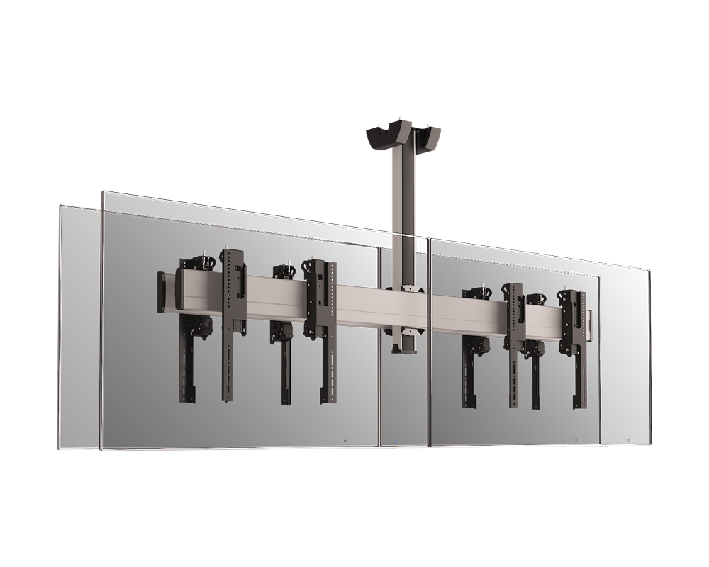 Потолочное двухстороннее крепление для видеостены Vogel's C1280 Dual Silver