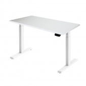  Регулируемый  двухмоторный стол Ergo Desk Pro каркас белый столешница белый 36 мм