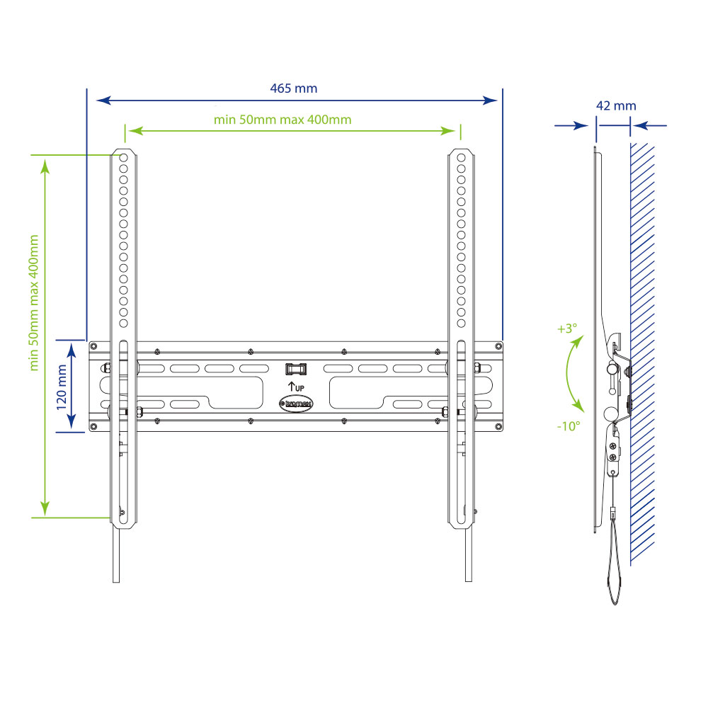 Кронштейн Kromax FLAT-4