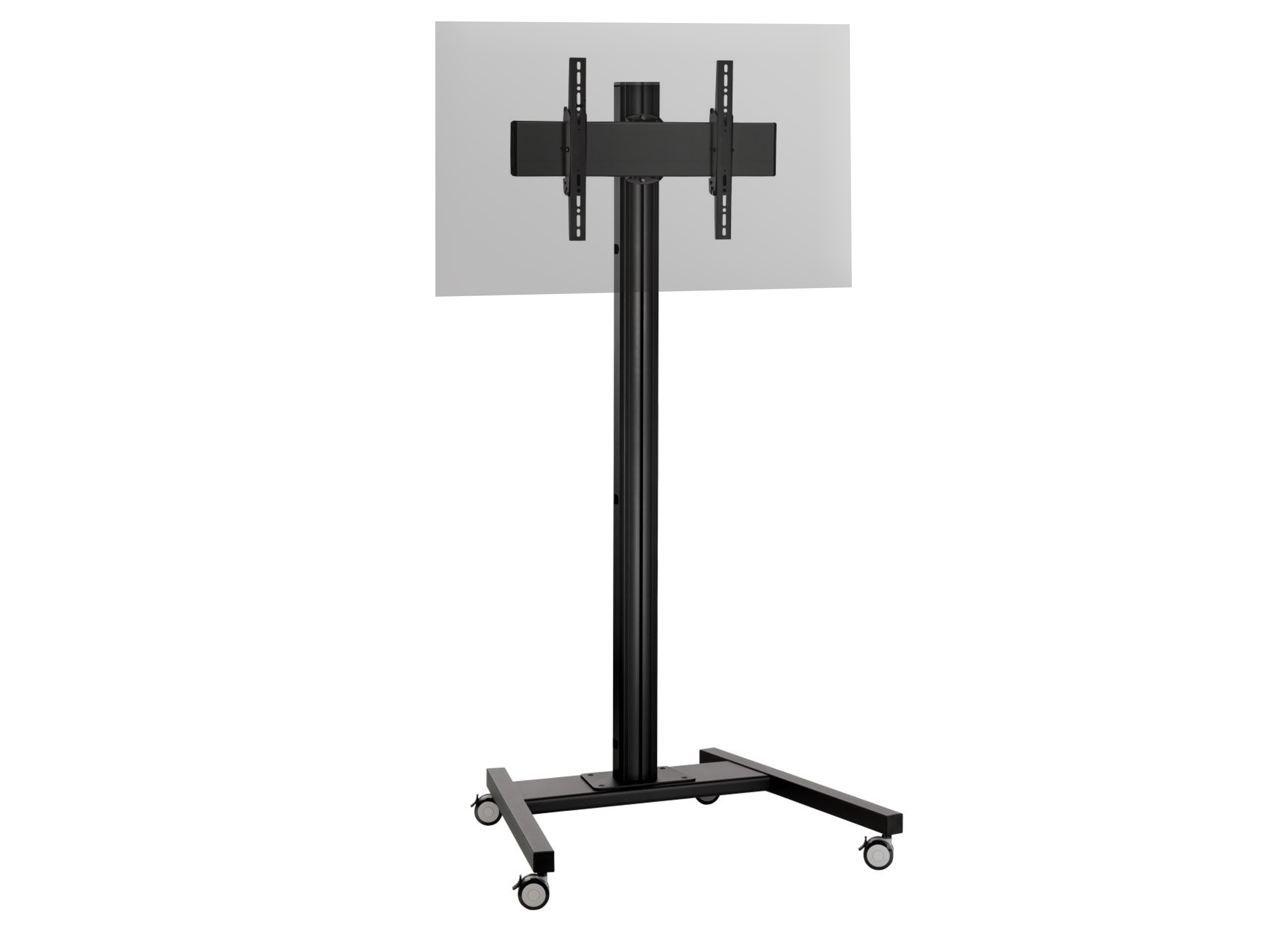 Напольный мобильный стенд для дисплея T1844 Black