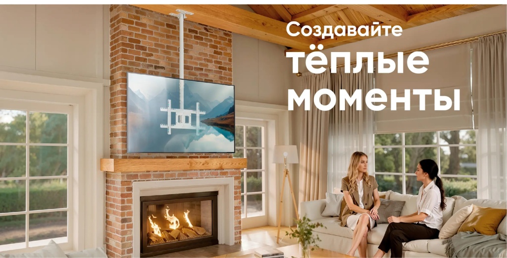 Потолочный кронштейн Onkron N1L белый