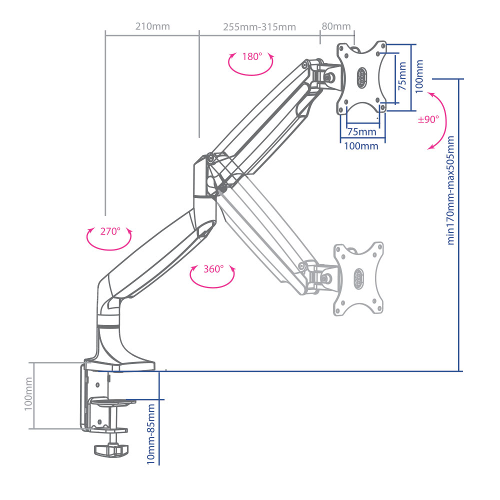 Кронштейн ARM MEDIA LCD-T31