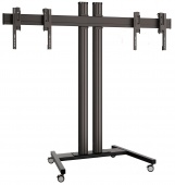 Напольный мобильный стенд на 2 экрана Vogel's FT1264 Black