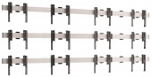 Крепления для видеостены Vogels W3464 Silver