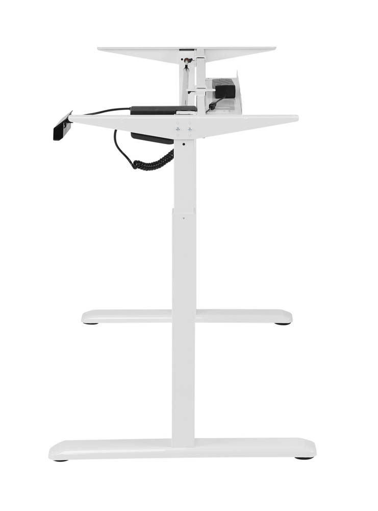 Стол для работы сидя стоя Ergosmart Electric Desk S03-22D каркас  белый, столешница белый  18 мм