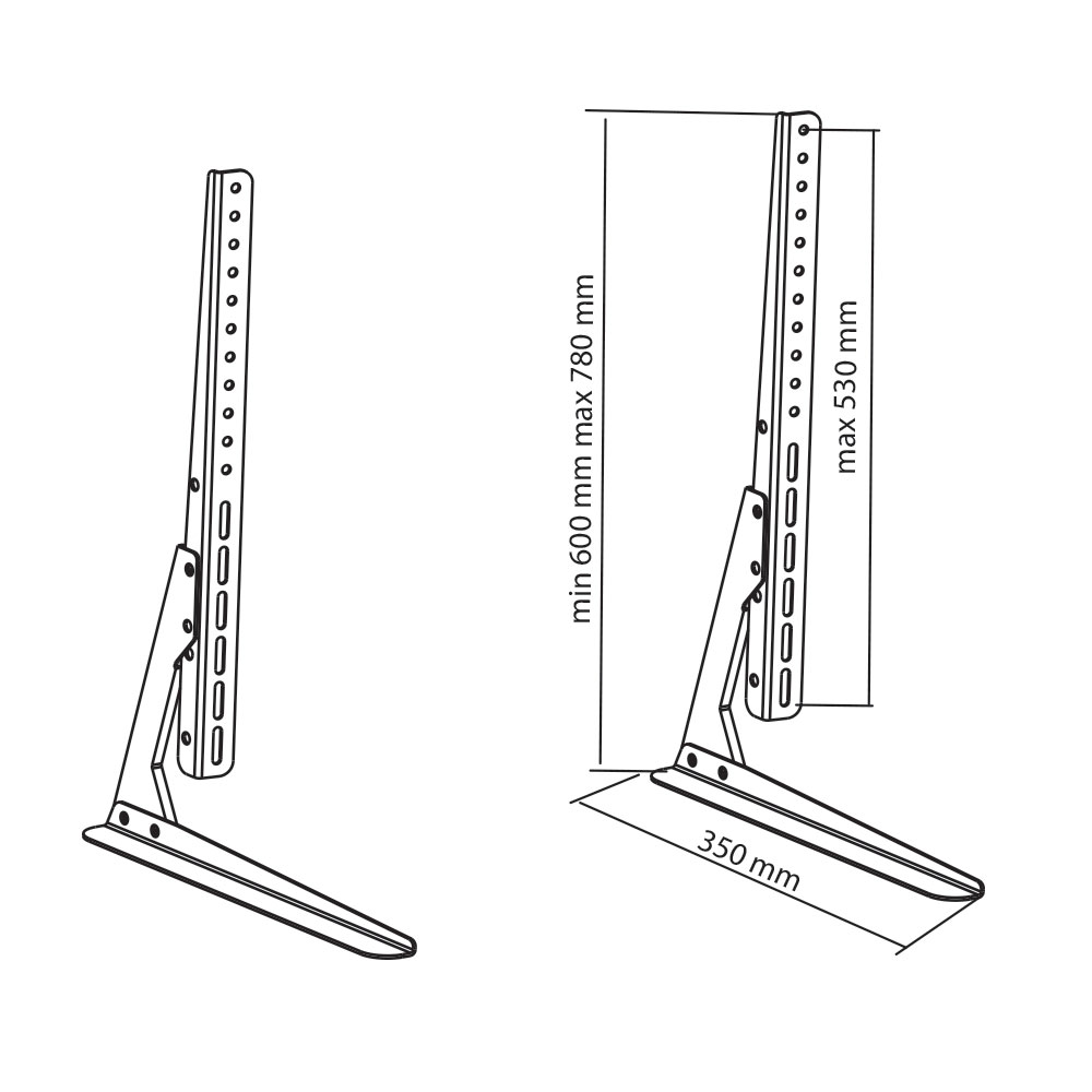 Настольный кронштейн для телевизоров ABC MOUNT STAND-02