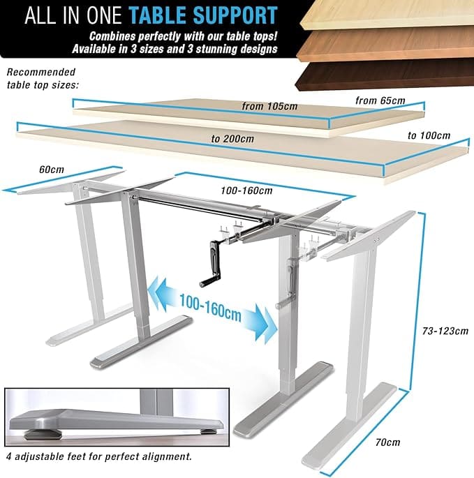 Рама механическая Manual Desk DESKFIT DF100