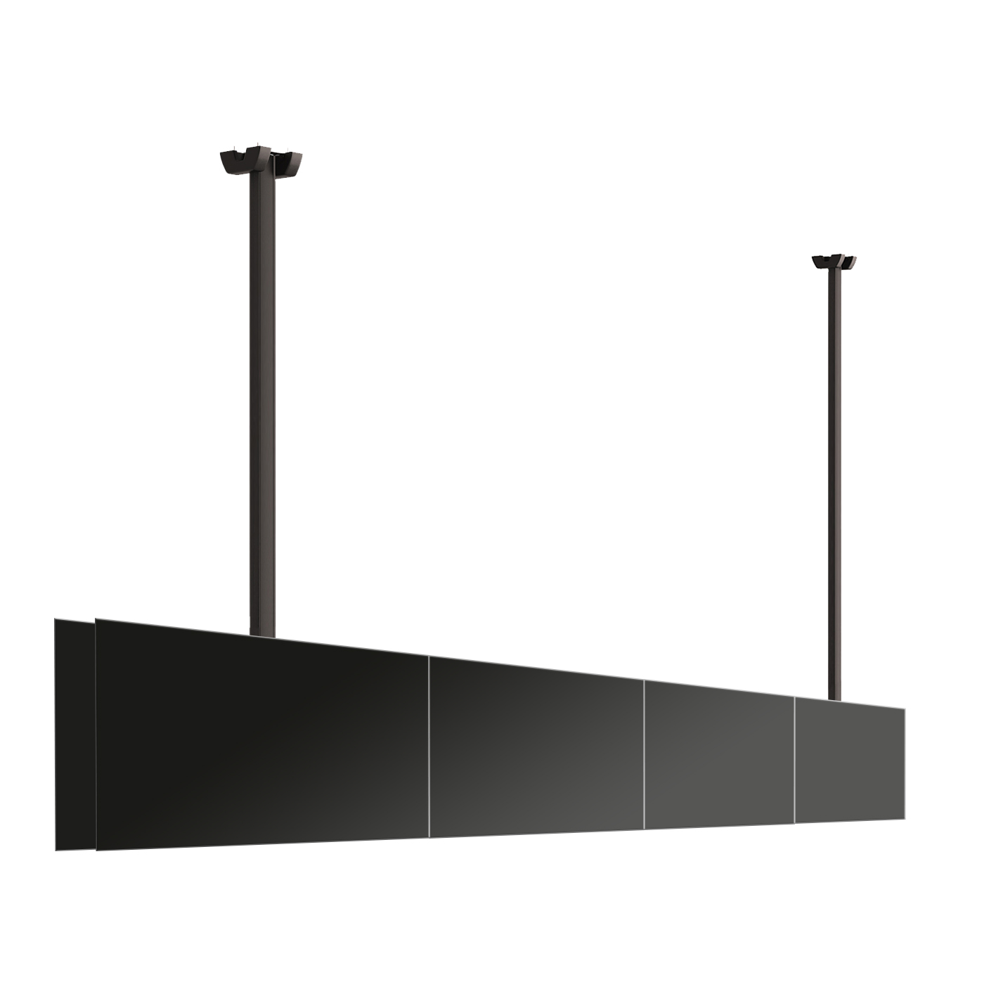 Потолочное двухстороннее крепление для видеостены Vogel's C1430 Dual Black