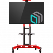 Стойка для телевизора с кронштейном ONKRON TS1551 40"-70" красная