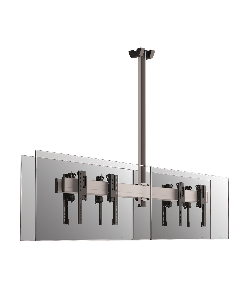 Потолочное двухстороннее крепление для видеостены Vogel's C1215 Dual Silver
