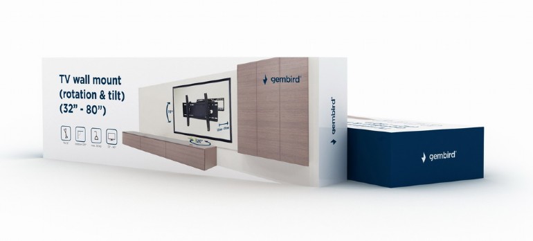 Кронштейн Gembird WM-80RT-01