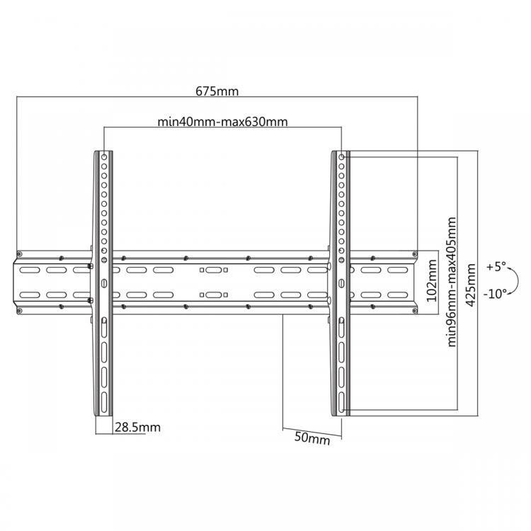 Кронштейн SBOX TV MOUNT PLB-2546T