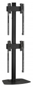 Напольный стационарный стенд для видеостены 2х1 F2184P Black