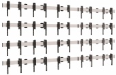 Крепления для видеостены Vogels W4564 Silver