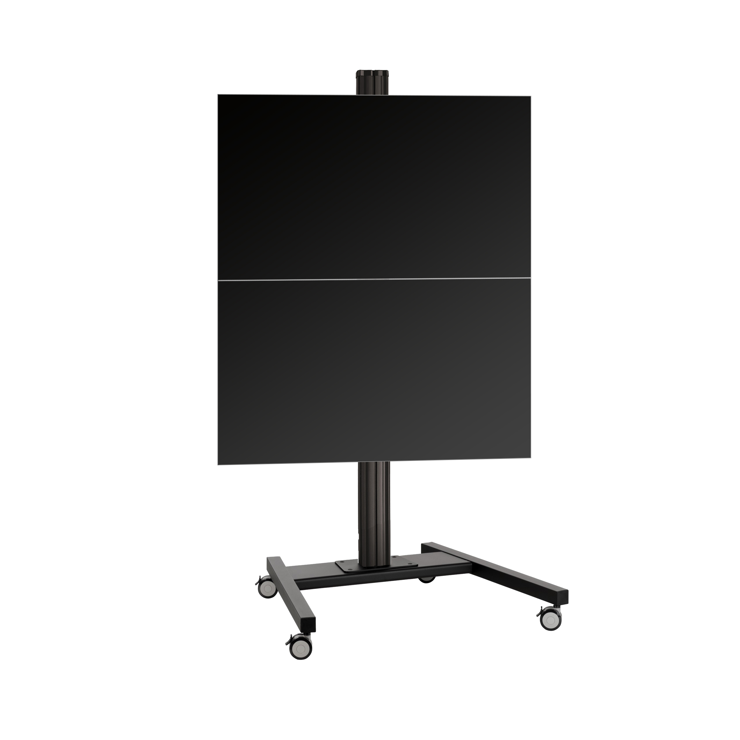 Напольный мобильный стенд на 2 экрана Vogel's FT2164 Black