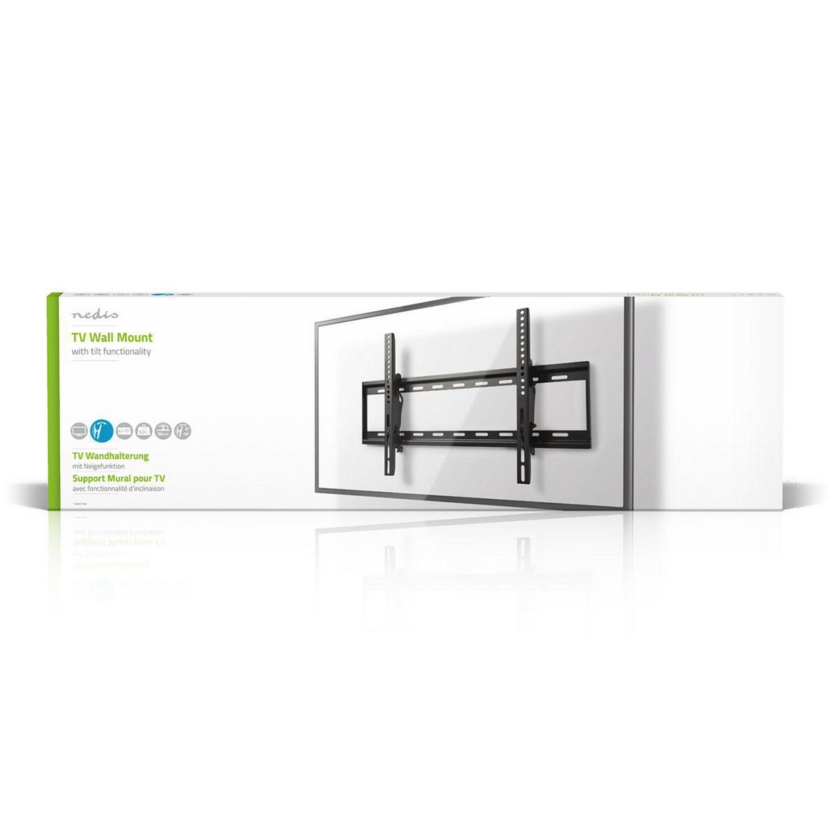 Наклонный кронштейн Nedis TVWM 2150 BK