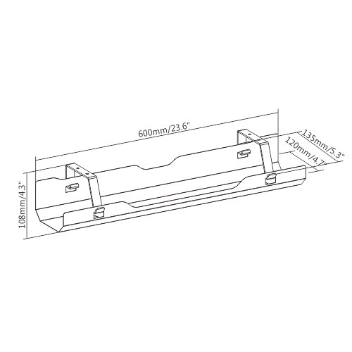 Лоток для проводов Ergosmart Cable Tray СС11-4