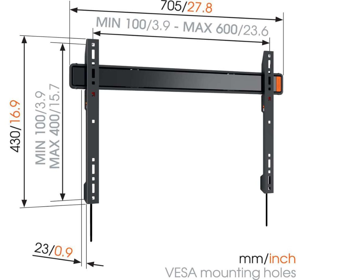 Настенное крепление для телевизора Vogels Wall 3305