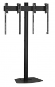 Напольный стационарный стенд для видеостены 1х2 F1284P Black
