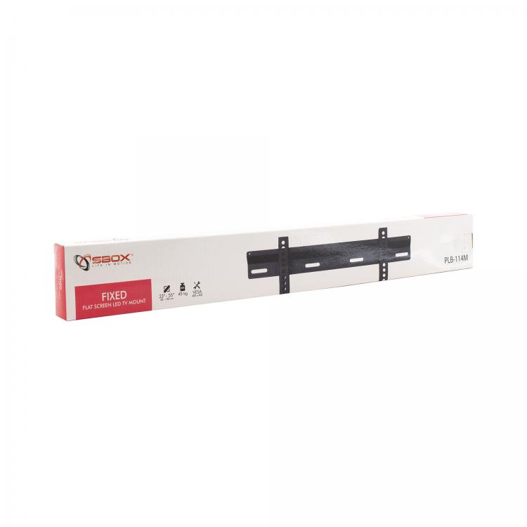Фиксированный настенный кронштейн для телевизора SBOX PLB-114M