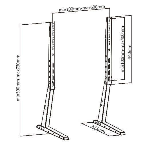 Настольный кронштейн для телевизоров ITECHMOUNT KF-1