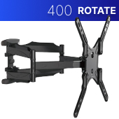 Поворотный кронштейн для телевизора VESA 400x400 двухрычажный