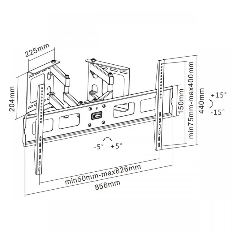 Кронштейн SBOX TV MOUNT PLB-1348
