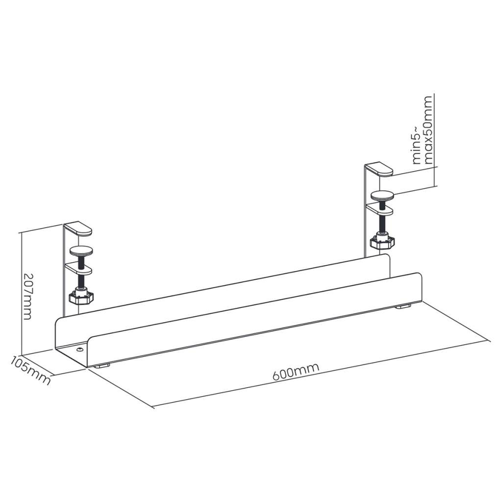 Лоток для проводов Ergosmart Easy Tray