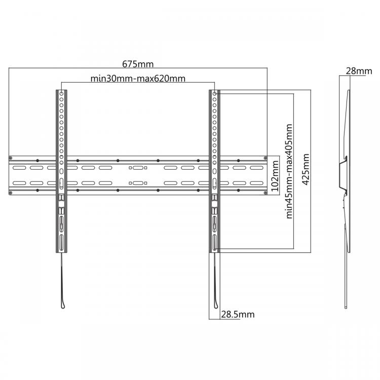 Кронштейн SBOX TV MOUNT PLB-2546F