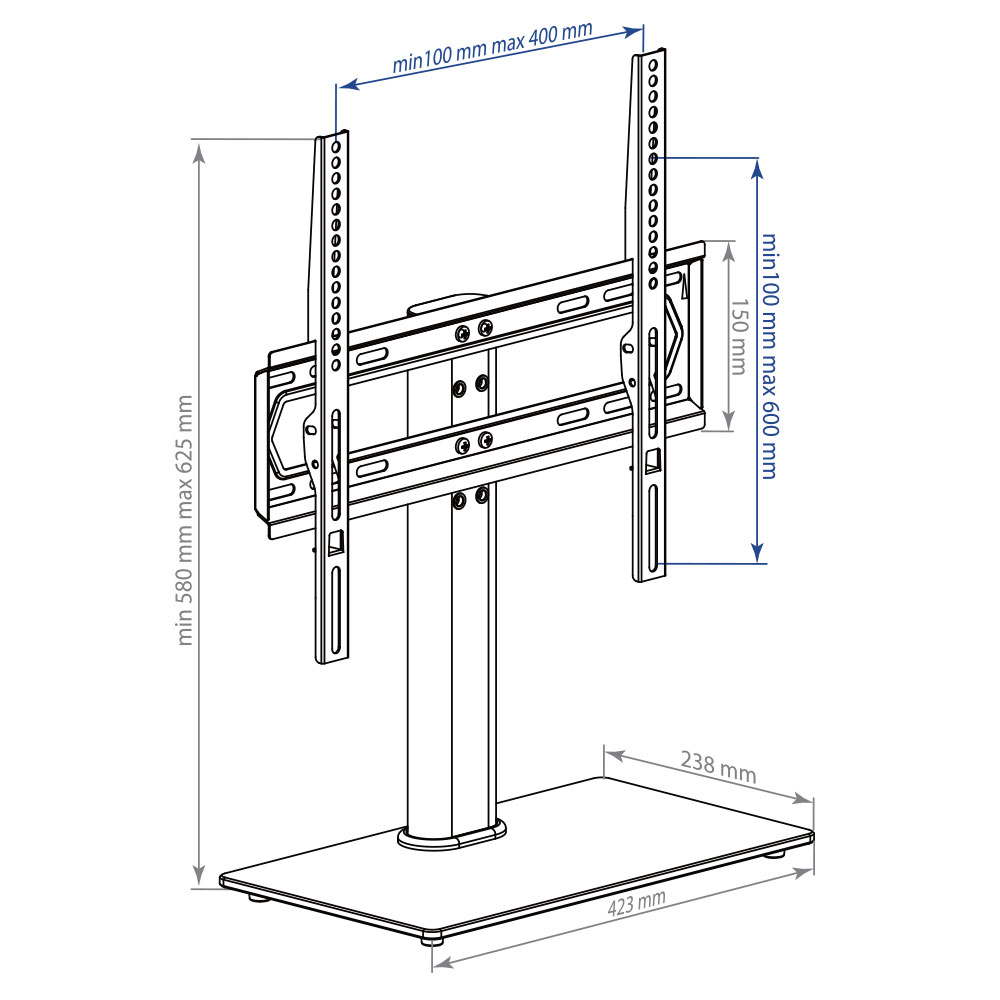 Настольная подставка для телевизоров KROMAX X-STAND