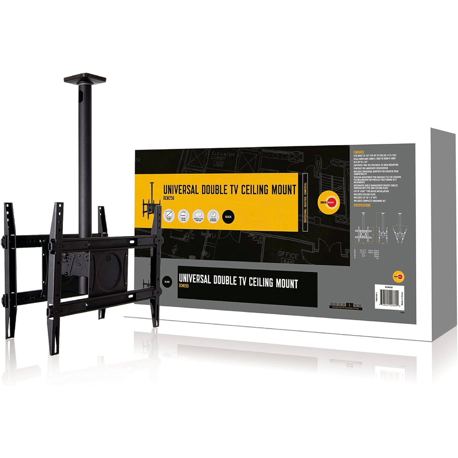Потолочное двухстороннее крепление OmniMount DCM250